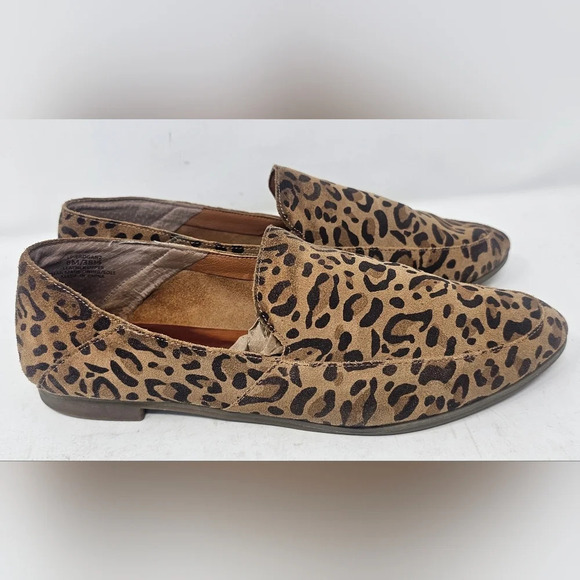 Lucky Brand Women's leopard Print Brogan Leather Loafers Size 8 - Picture 7 of 15